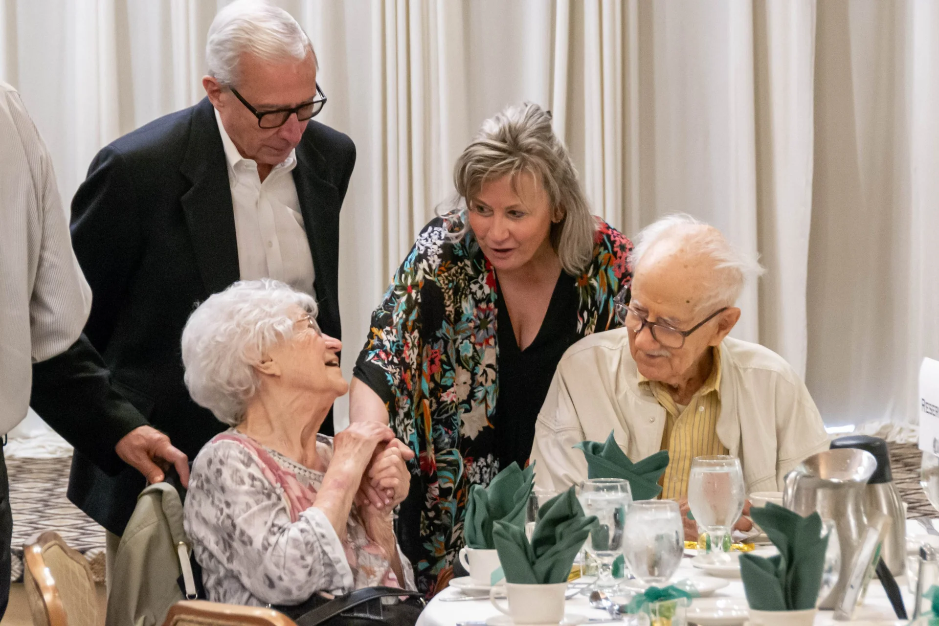 Natural wedding moment